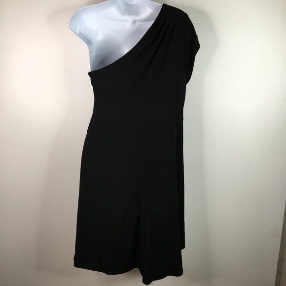 BCBGeneration Women's One Shoulder Drape Dress - Picture 5 of 10